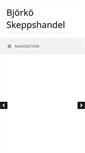 Mobile Screenshot of bjorkoskeppshandel.se
